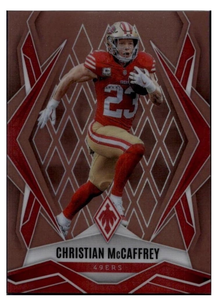2025 Panini Phoenix Base Set Christian McCaffrey #34 card