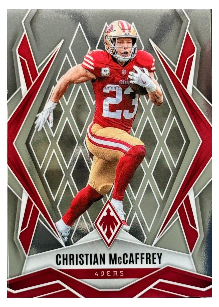 2025 Panini Phoenix Base Set Christian McCaffrey #34 card