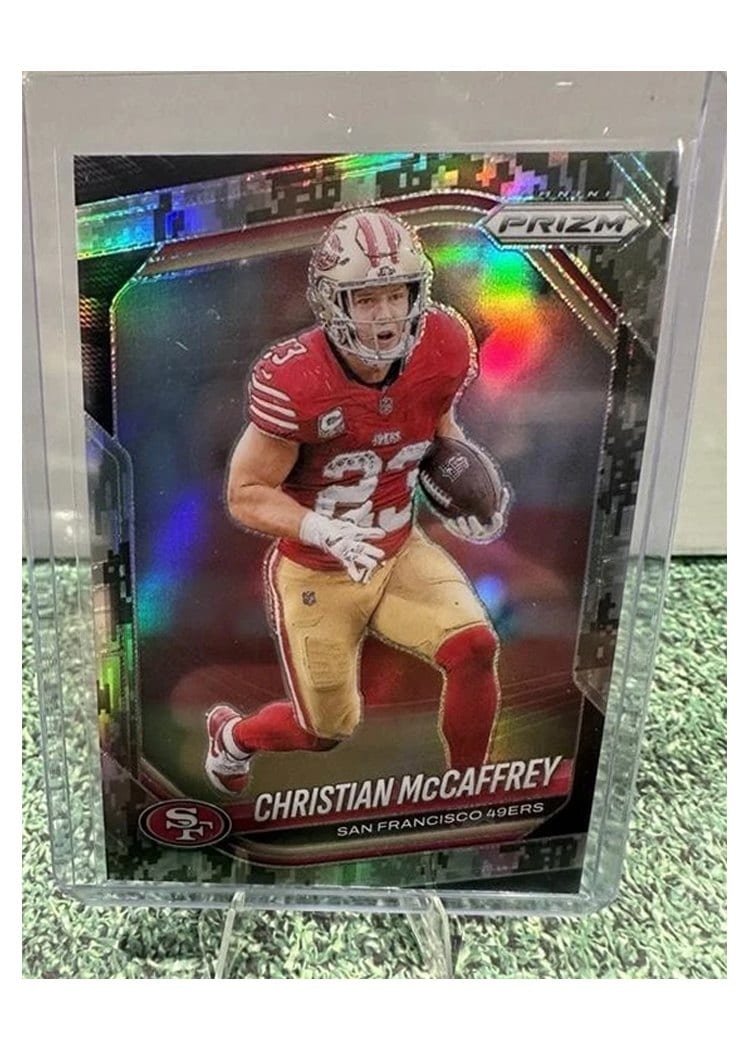 2025 Panini Prizm Base Set Christian McCaffrey #156 card