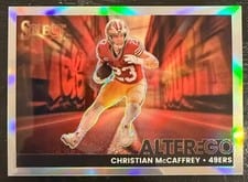 2025 Panini Select Alter Ego Christian McCaffrey #8 card
