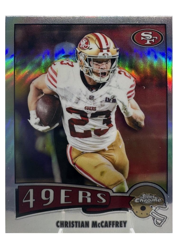 2025 Topps Chrome 1975 Topps Christian McCaffrey #1975-29