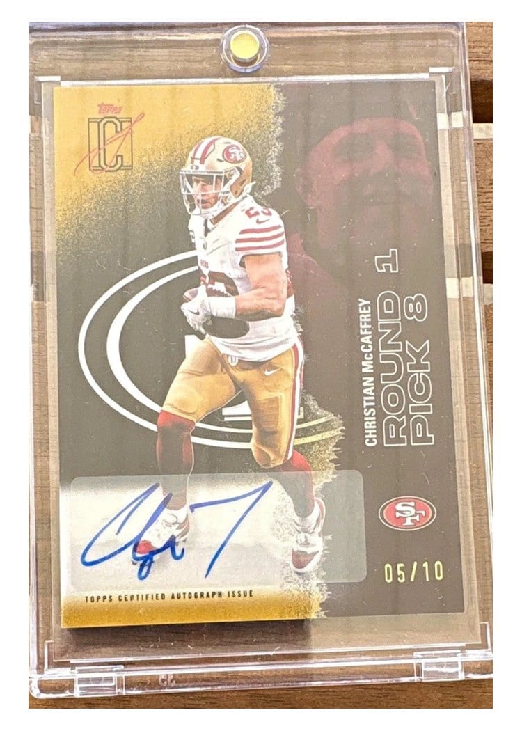 2025 Topps Signature Class Base Set Christian McCaffrey #49 card