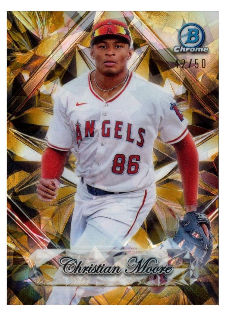 2025 Bowman Sapphire Edition Selections Christian Moore #BSS-20 card