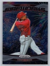 2025 Panini Prizm Fireworks Christian Moore #3