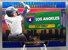 2025 Panini Select Select Destinations Christian Moore #13 card