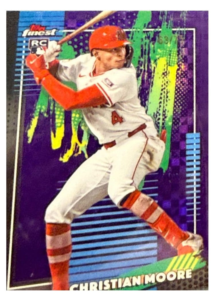 2026 Topps Finest Christian Moore #23 card