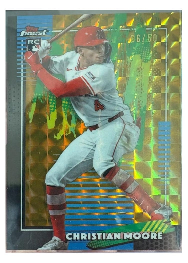 2026 Topps Finest Christian Moore #23 card