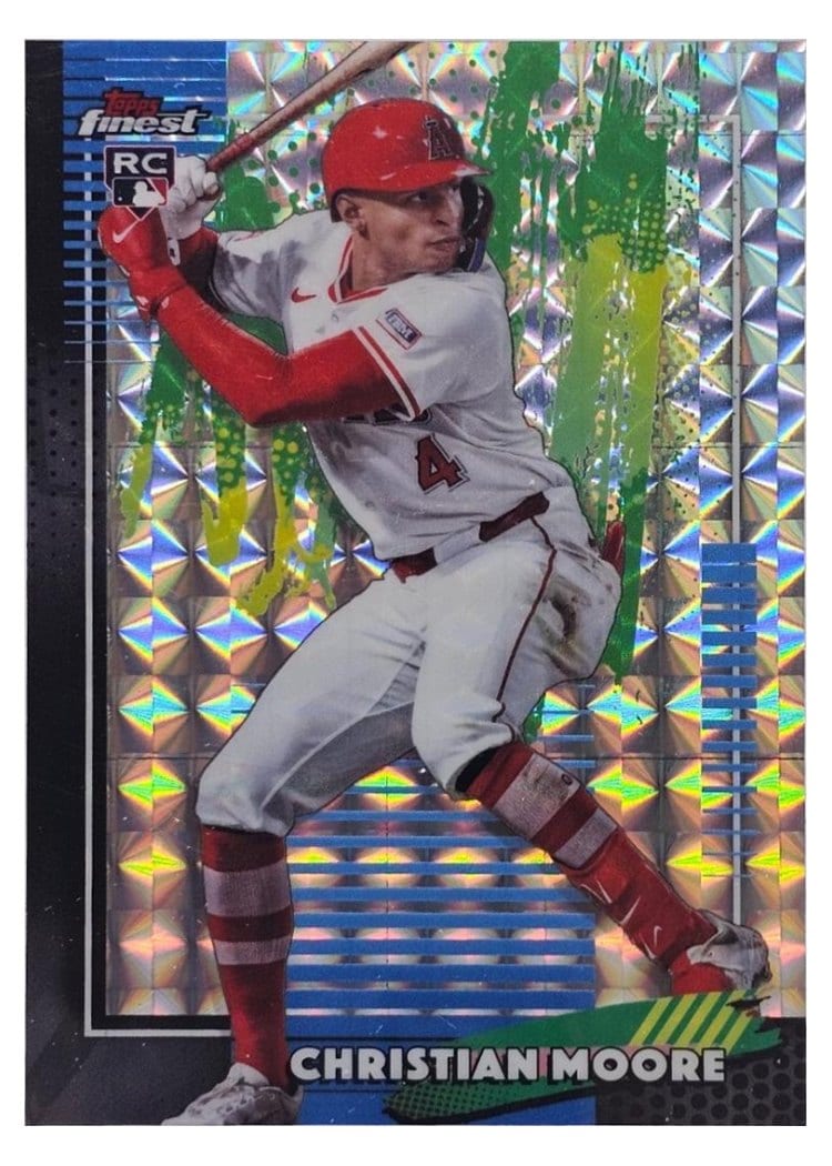 2026 Topps Finest Christian Moore #23 card