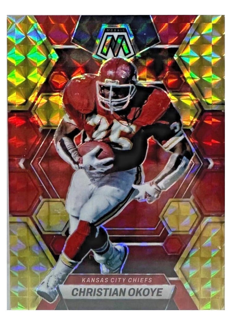 2023 Panini Mosaic Base Set Christian Okoye #115 card