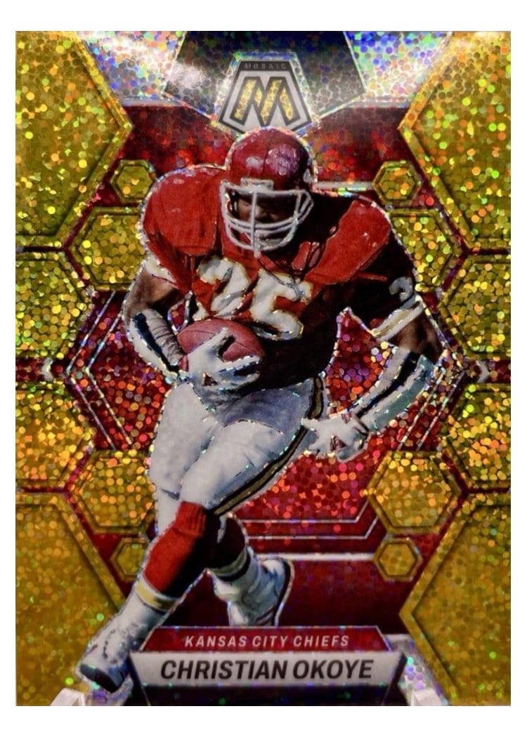 2023 Panini Mosaic Base Set Christian Okoye #115 card