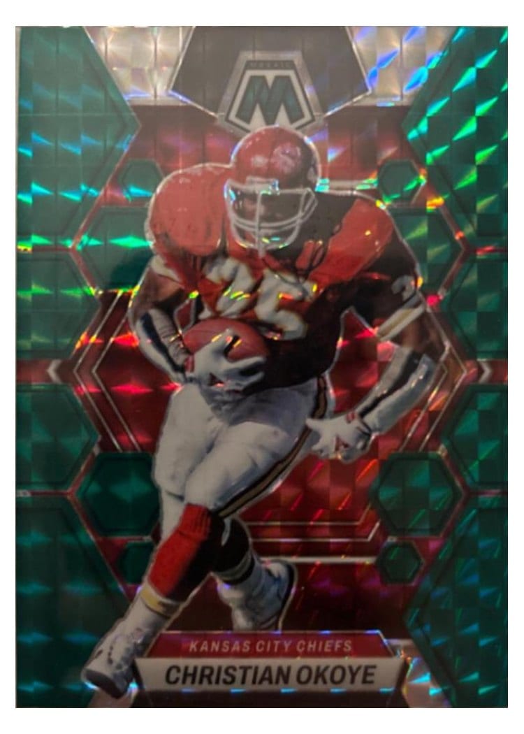 2023 Panini Mosaic Base Set Christian Okoye #115 card