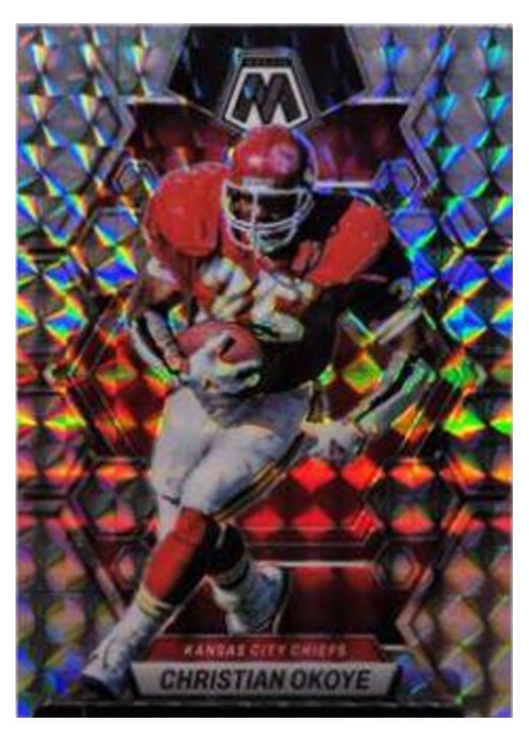 2023 Panini Mosaic Base Set Christian Okoye #115 card