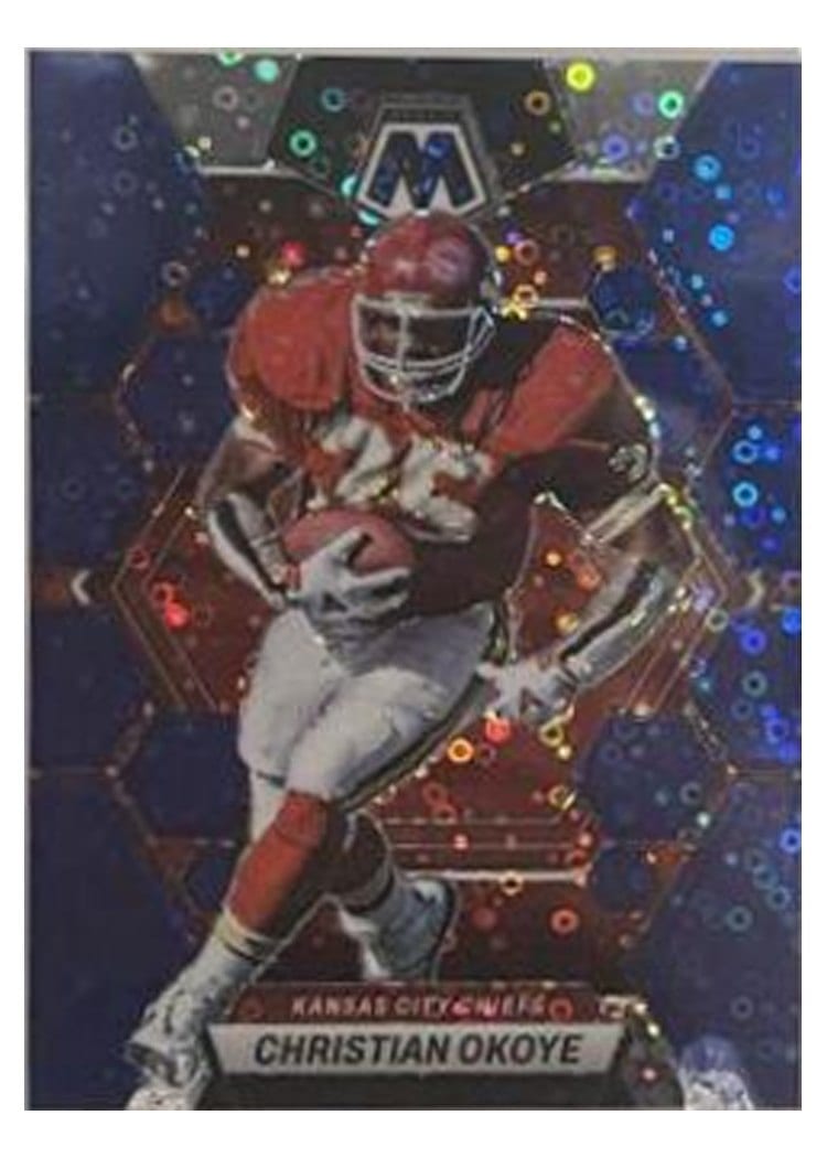 2023 Panini Mosaic Base Set Christian Okoye #115 card