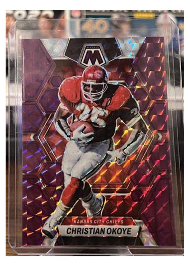 2023 Panini Mosaic Base Set Christian Okoye #115 card