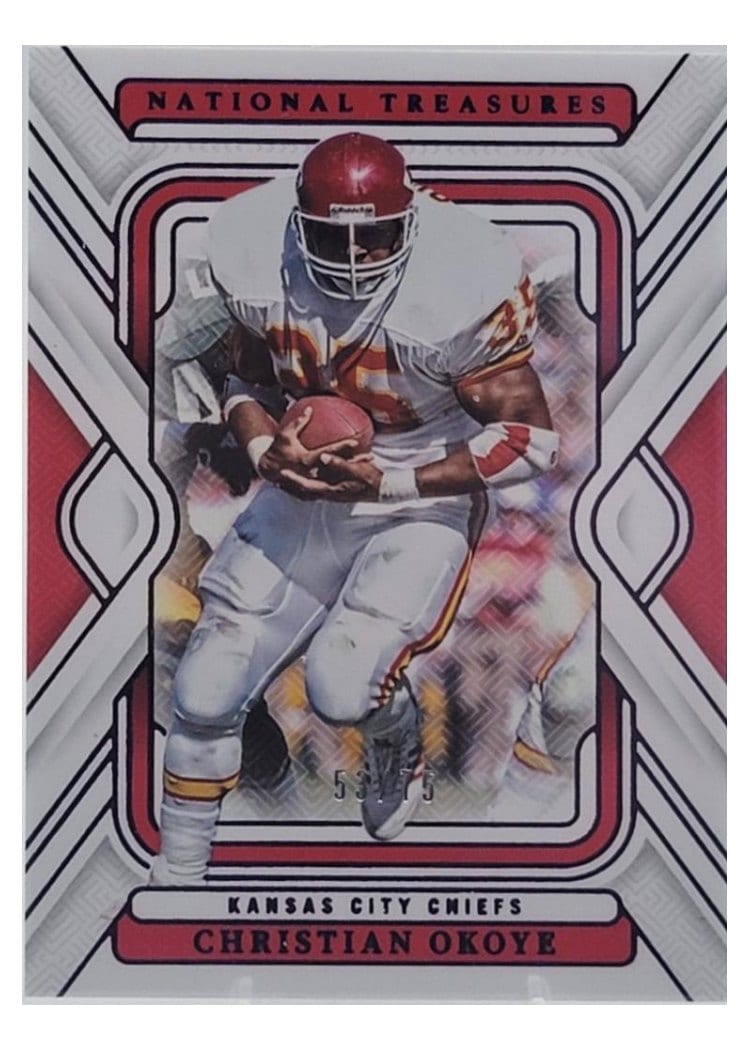 2024 Panini National Treasures Base Set Christian Okoye #51 card