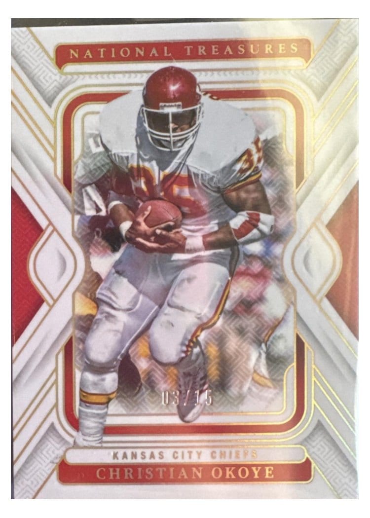 2024 Panini National Treasures Base Set Christian Okoye #51 card