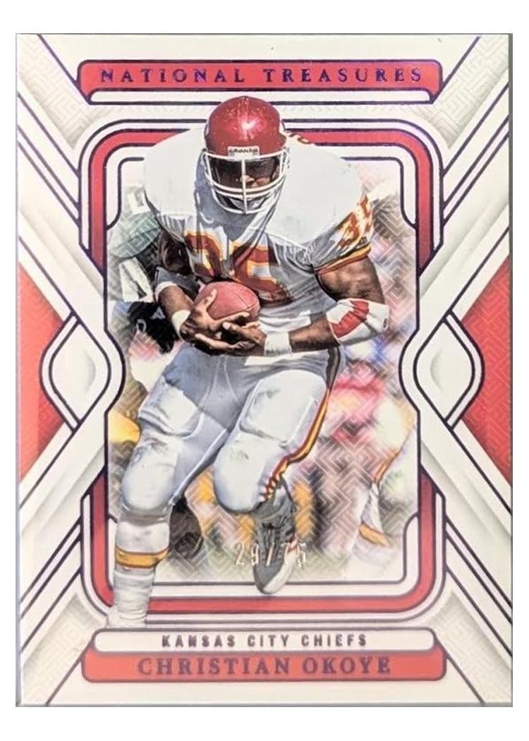 2024 Panini National Treasures Base Set Christian Okoye #51 card