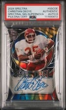 2024 Panini Spectra Spectral Signatures Christian Okoye #SS-COE card