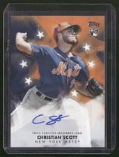 2024 Topps Update Baseball Stars Autographs Christian Scott #BSAU-CS