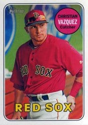2018 Topps Heritage Base Set Christian Vazquez #271 card