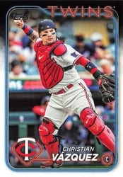 2024 Topps Base Set Christian Vázquez #654 card