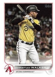 2022 Topps Base Set Christian Walker #75 card
