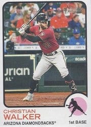 2022 Topps Heritage Base Set Christian Walker #365 card