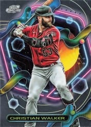 2023 Topps Cosmic Chrome Base Set Christian Walker #131 card