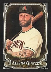 2024 Topps Allen & Ginter X Base Set Christian Walker #171 card