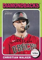 2024 Topps Heritage Base Set Christian Walker #383 card