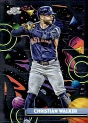 2025 Topps Cosmic Chrome Base Set Christian Walker #33 card