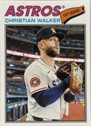 2026 Topps Heritage Base Set Christian Walker #217 card