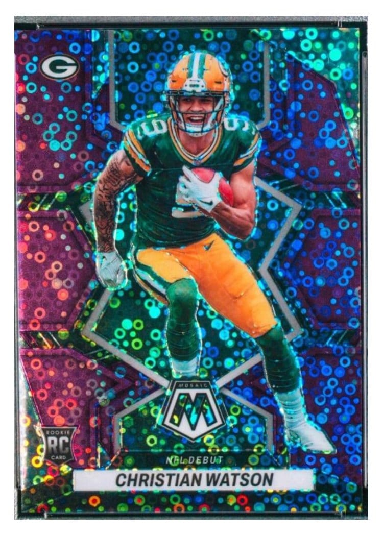 2022 Panini Mosaic Christian Watson #327 card