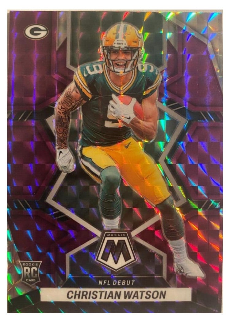 2022 Panini Mosaic Christian Watson #327 card
