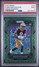 2022 Panini Prizm Christian Watson #314 card
