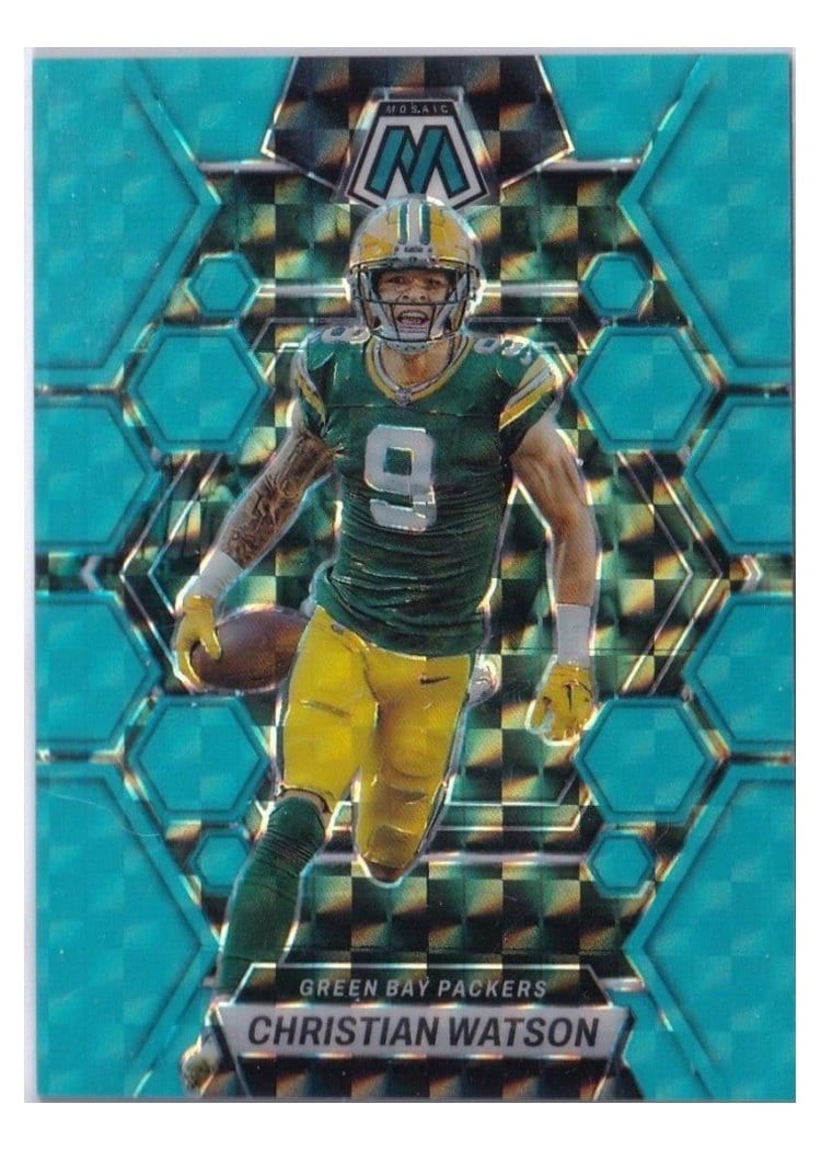 2023 Panini Mosaic Base Set Christian Watson #86 card
