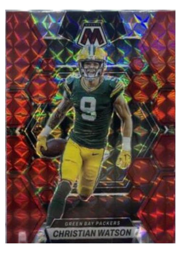 2023 Panini Mosaic Base Set Christian Watson #86 card