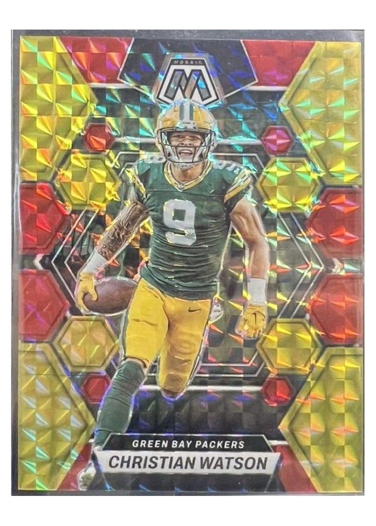 2023 Panini Mosaic Base Set Christian Watson #86 card