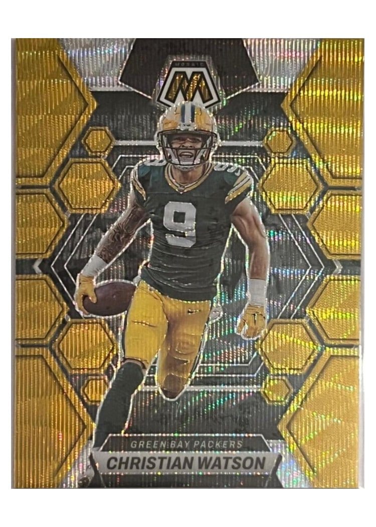2023 Panini Mosaic Base Set Christian Watson #86 card