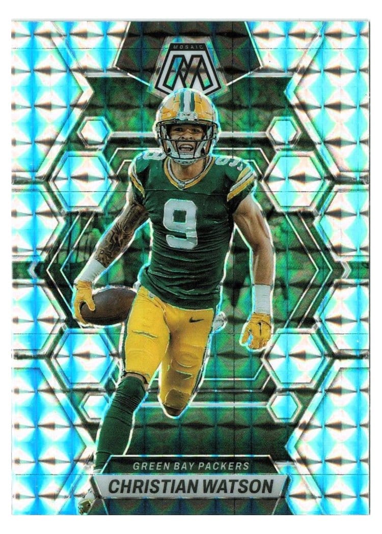 2023 Panini Mosaic Base Set Christian Watson #86 card