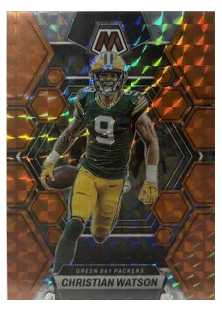 2023 Panini Mosaic Base Set Christian Watson #86 card