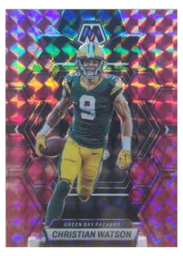2023 Panini Mosaic Base Set Christian Watson #86 card