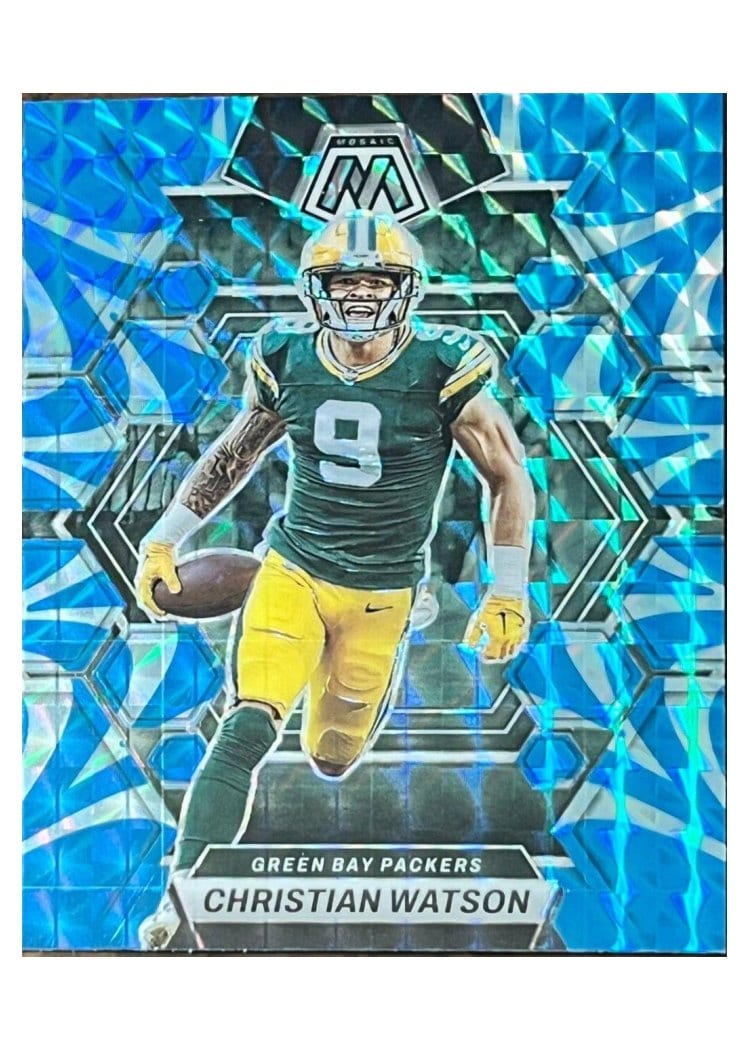 2023 Panini Mosaic Base Set Christian Watson #86 card