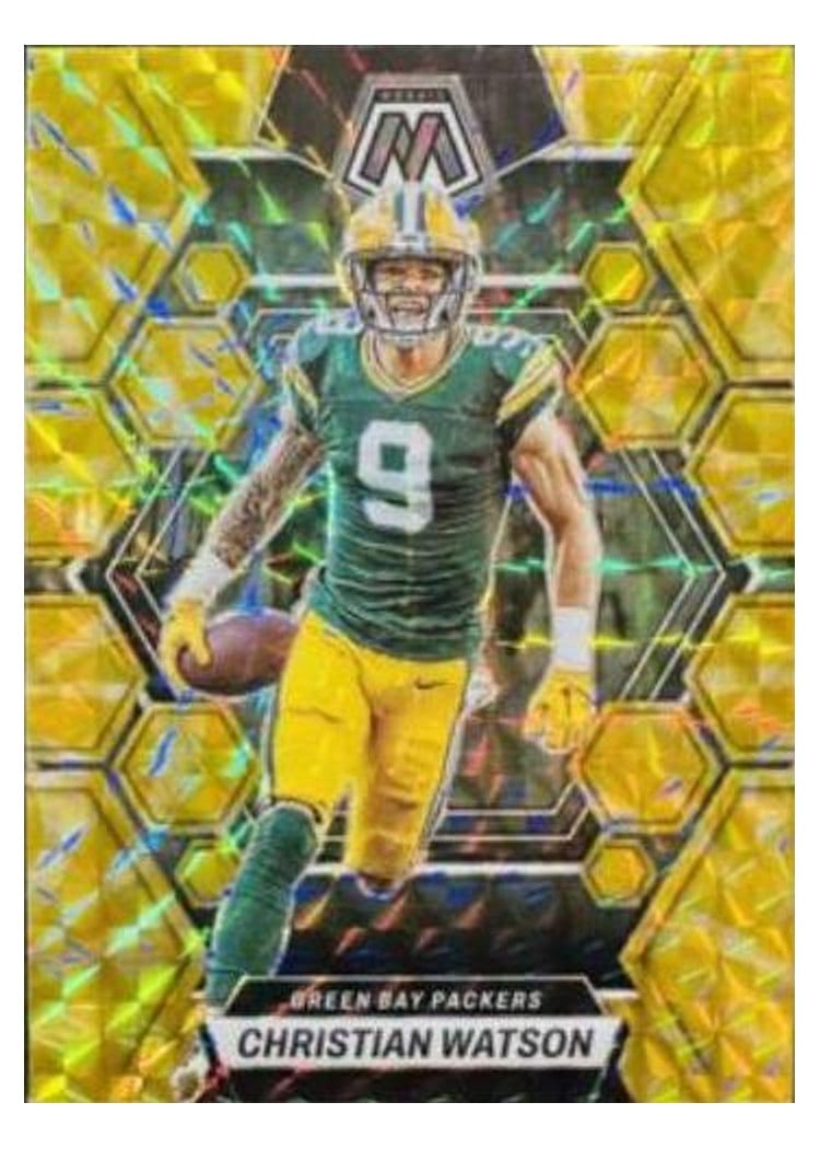 2023 Panini Mosaic Base Set Christian Watson #86 card