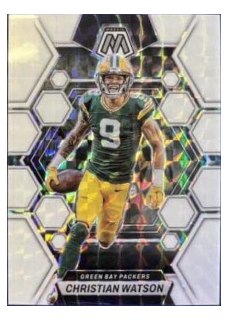 2023 Panini Mosaic Base Set Christian Watson #86 card