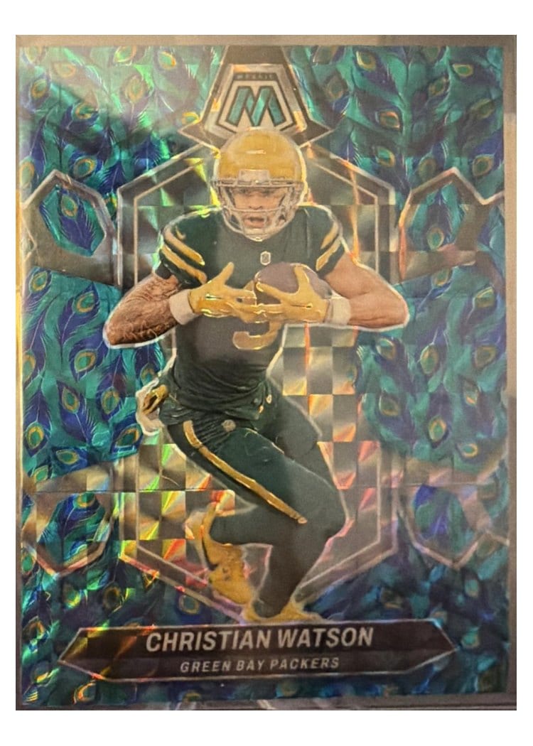 2024 Panini Mosaic Base Set Christian Watson #80 card