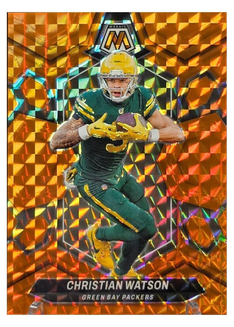 2024 Panini Mosaic Base Set Christian Watson #80 card