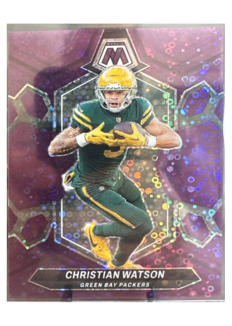 2024 Panini Mosaic Base Set Christian Watson #80 card