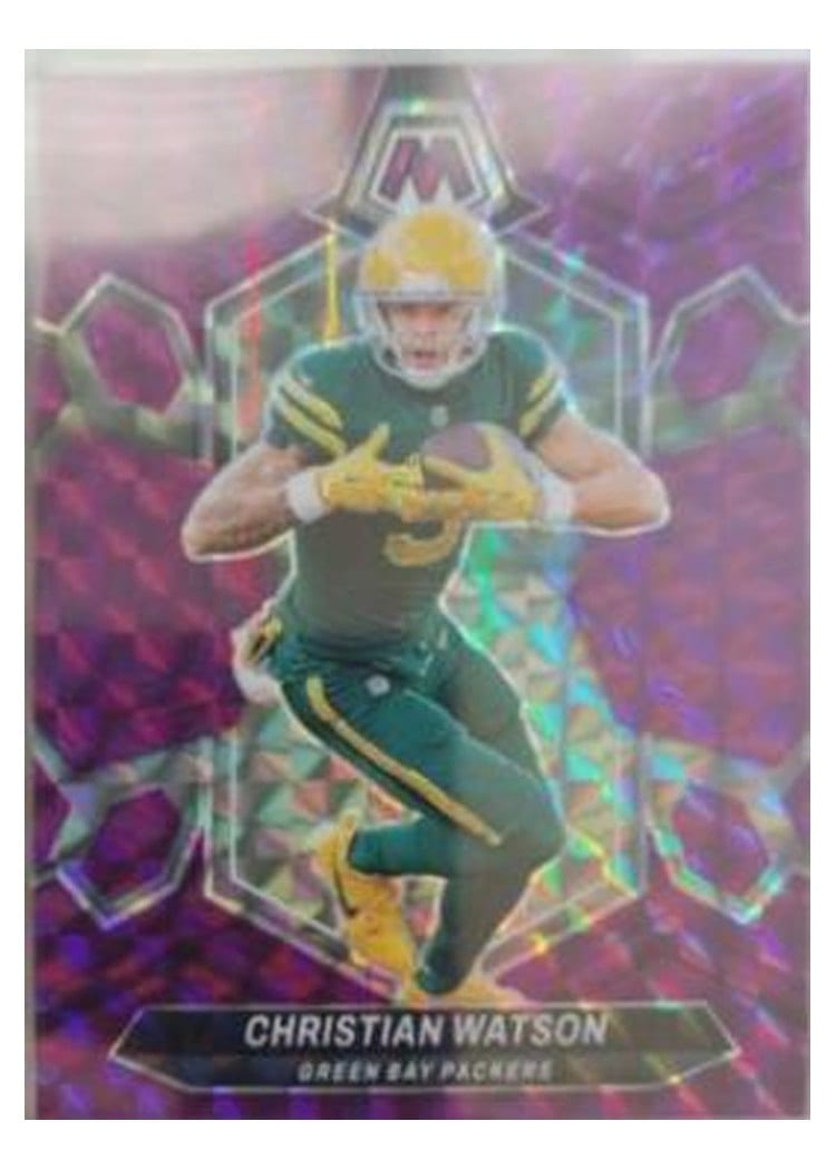 2024 Panini Mosaic Base Set Christian Watson #80 card