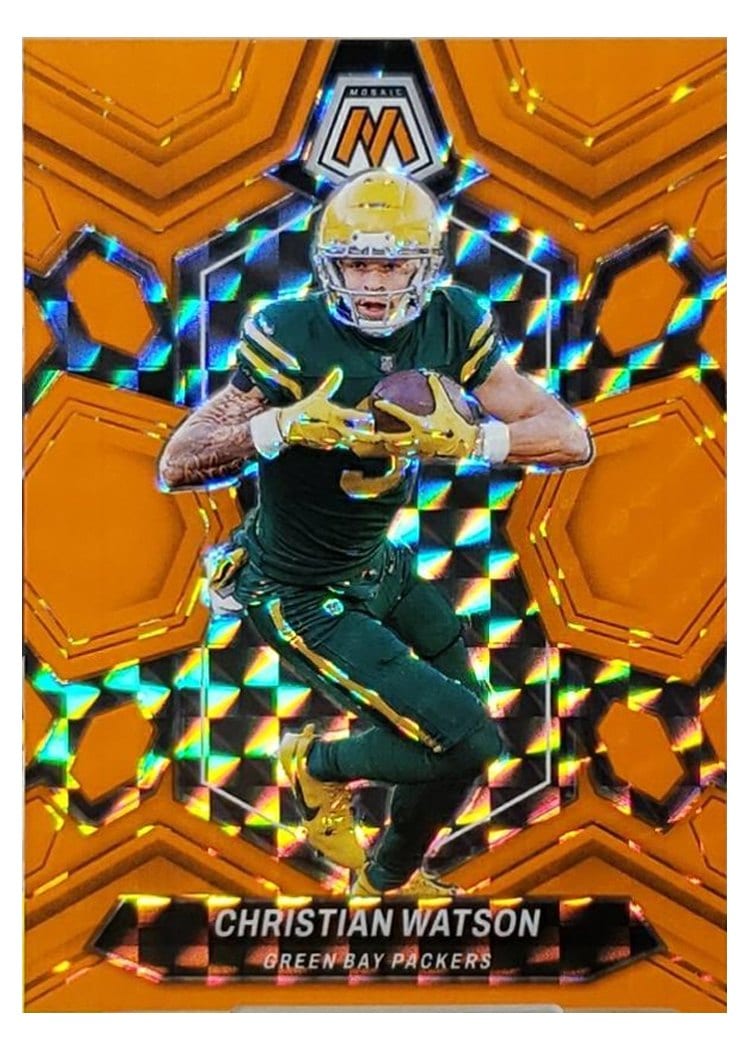 2024 Panini Mosaic Base Set Christian Watson #80 card